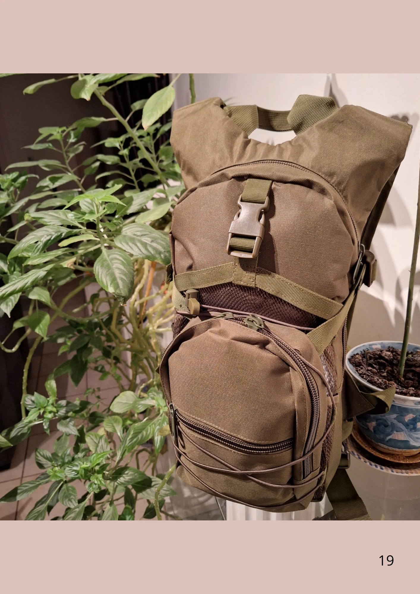 Tactical / hiking backpack – Compatible water pocket – 26/28L – Oxford 800D – photo 19